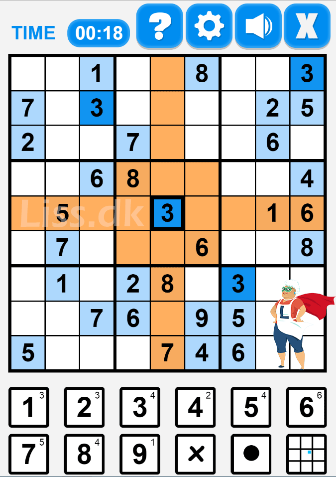 Et spil Sudoku træner din hjerne